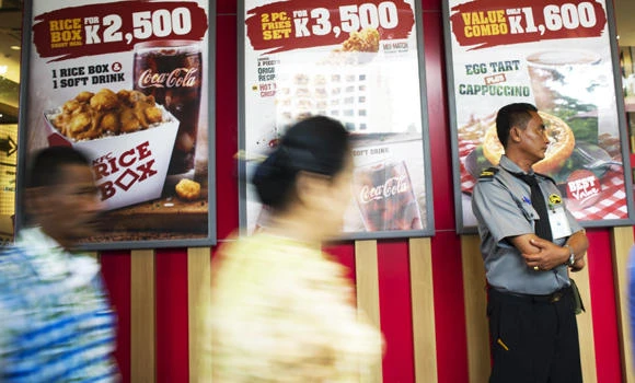 KFC fans in Myanmar queue for hours for first taste of American fast food