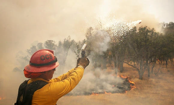 Wildfires rage across California