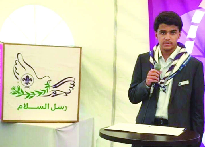 Message of peace delivered at scouts jamboree in Japan