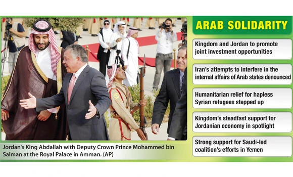 KSA, Jordan vow action to promote regional stability