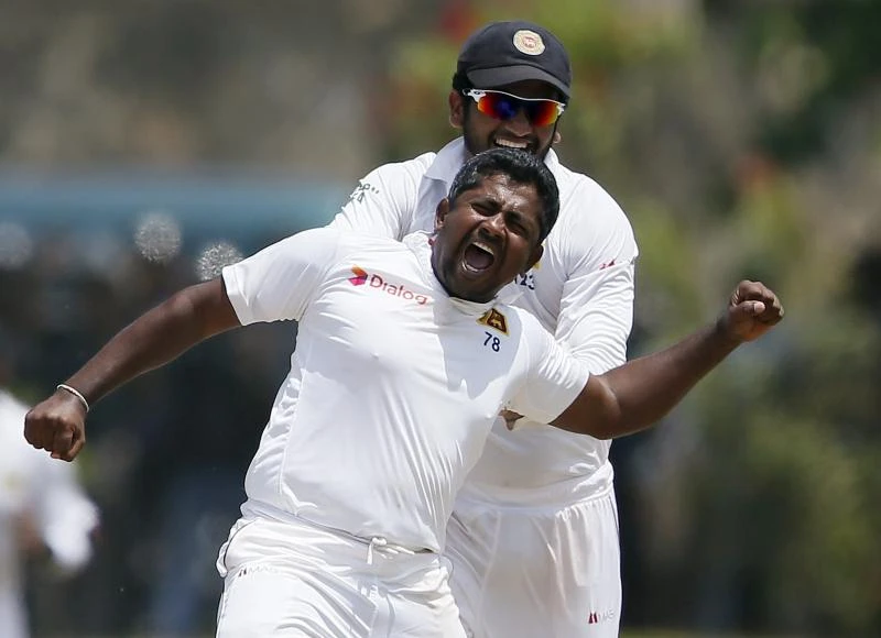 Herath spins Sri Lanka to dramatic win in 1st cricket Test
