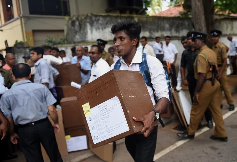 Sri Lanka deploys thousands of police on election eve