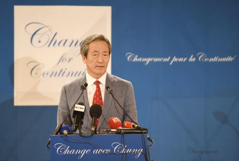 Chung slams Blatter, Platini to launch FIFA campaign