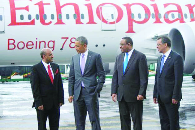 US President holds talks with Ethiopian CEO