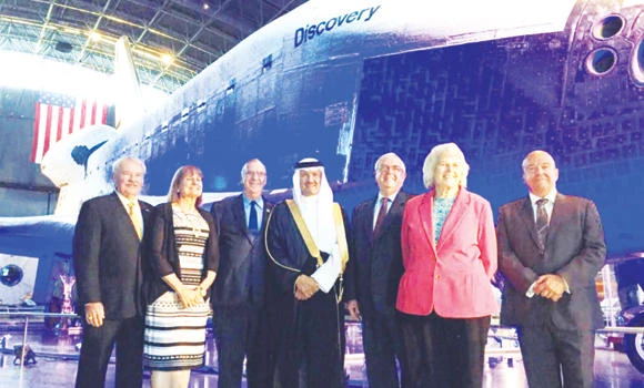 Prince Sultan joins NASA to mark 30th year of Discovery launch