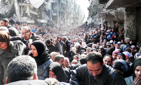 Appalling conditions spread typhoid in Yarmouk camp