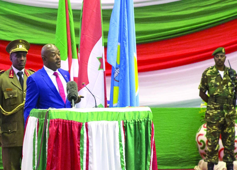 Burundi president sworn in for controversial third term