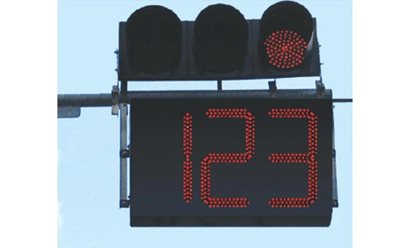 Traffic lights make motorists see red