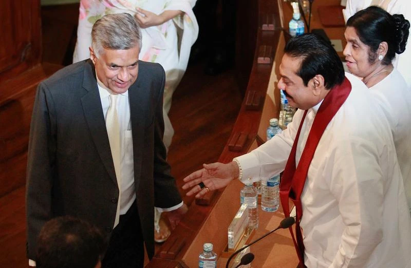 Sri Lanka’s prime minister sworn in as 2 parties sign deal