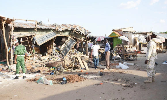 Child bomber kills 6 in northeast Nigeria