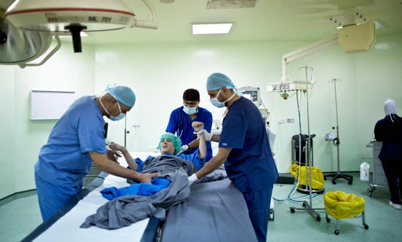 New hospital in Jordan treats worst of Mideast war-wounded