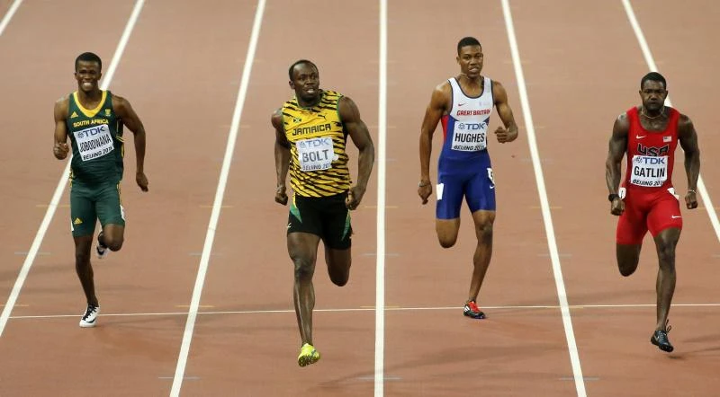 Brilliant Bolt blazes to golden sprint double