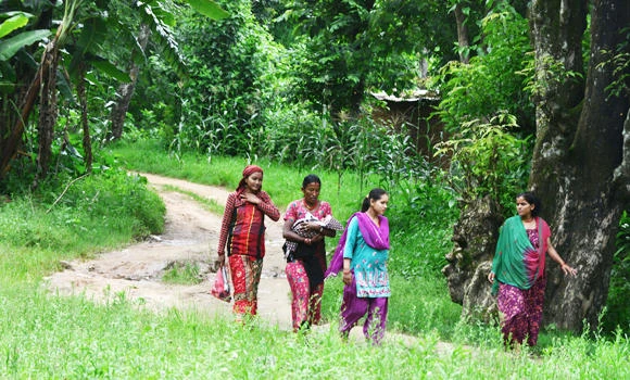 Landslides bury five in Nepal quake zone