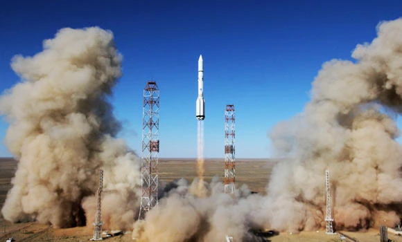 Russia launches Proton rocket with British satellite