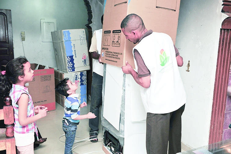 Charity donates electrical appliances to 148 families