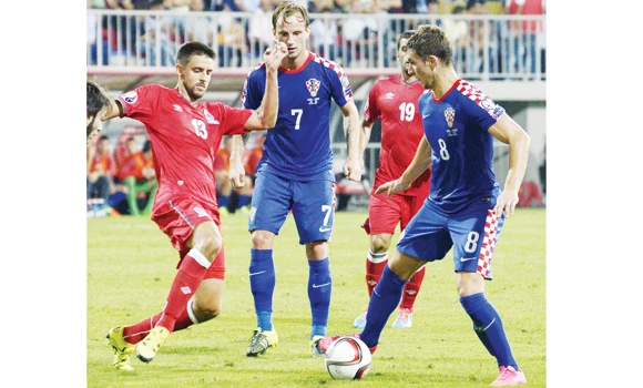 Tepid Croatia held goalless by Azerbaijan