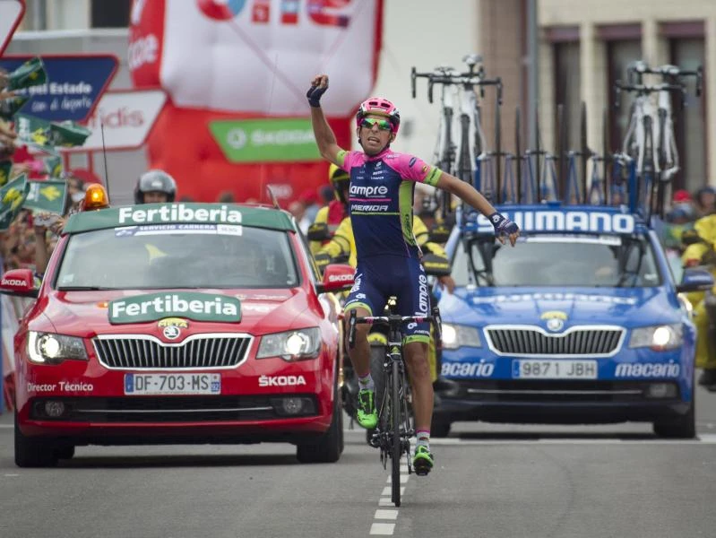 Oliveira wins stage; Aru retains Vuelta lead