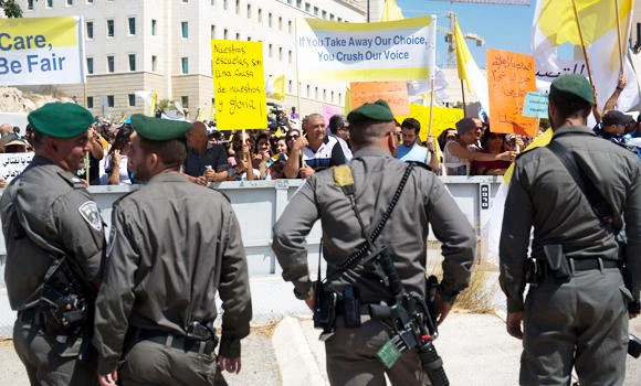 Israeli Arab schools strike in support of Christians