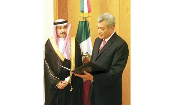 Former Saudi diplomat given top Mexican award for promoting ties