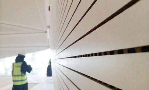 Saudi woman works on Riyadh Metro