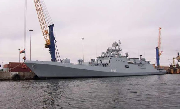 Two Indian warships dock at Jubail Port