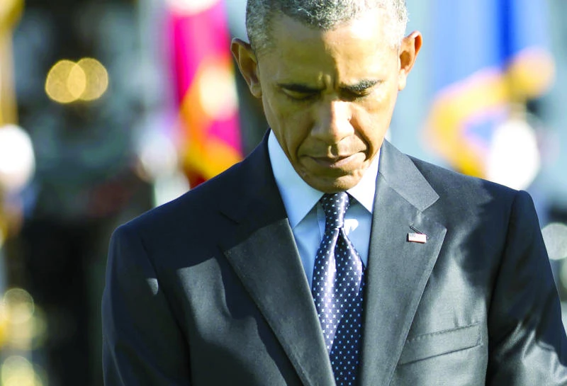 Obama leads US in moment of silence on 9/11