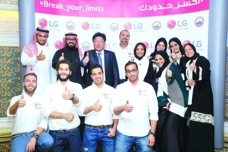 LG takes Saudi national flag to Kilimanjaro