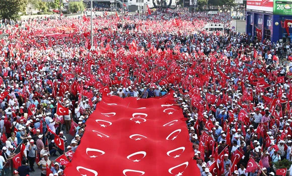 Over 100,000 turn up at Erdogan rally against ‘terrorism’