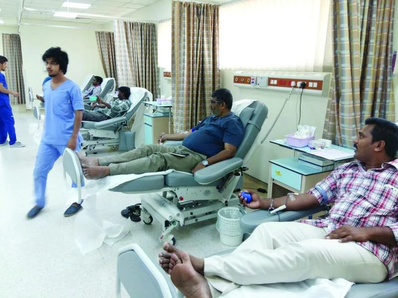 Expats donate blood for pilgrims at Fahd Hospital
