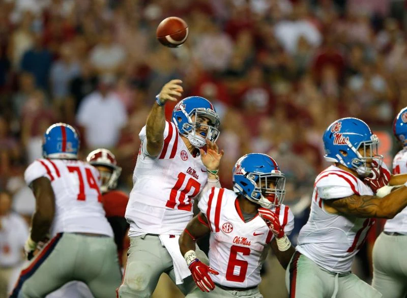 No. 15 Mississippi stuns No. 2 Alabama Crimson Tide
