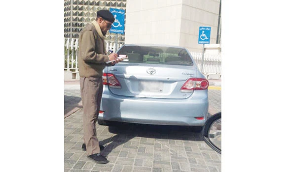 104 parking irregularities recorded in EP over 5 days for disabled parking
