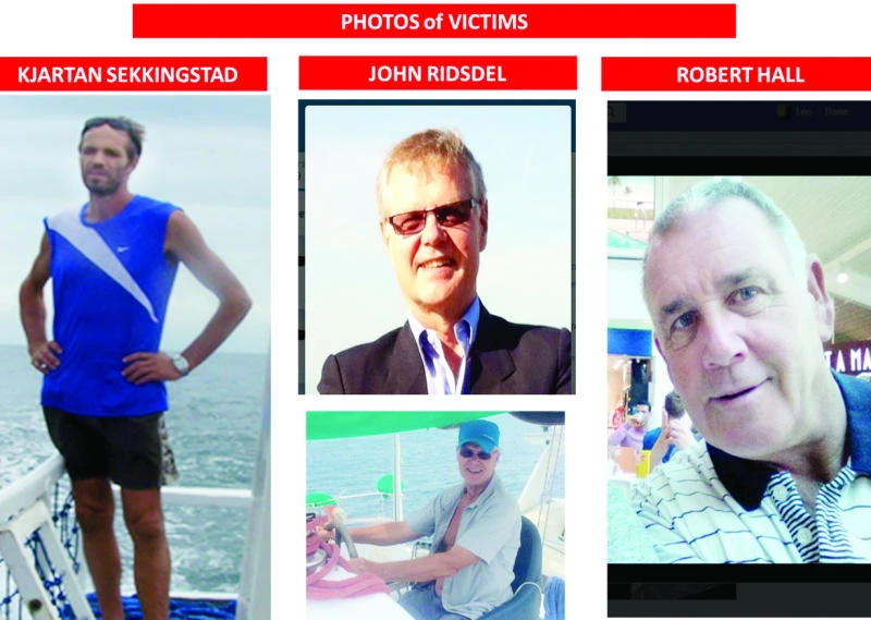 3 foreigners, Filipina abducted from Philippine resort island