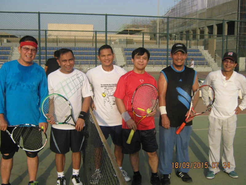 Team Orange leads semis match vs. Team Green in SPTC HeatWave Tennis Challenge