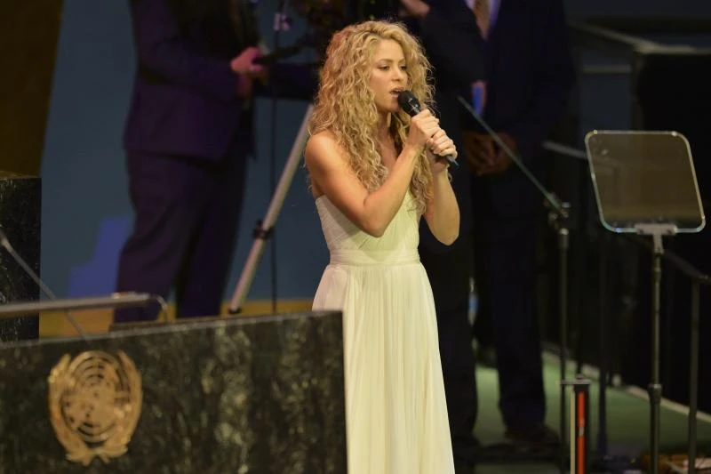 Singer and mom Shakira promotes early childhood development