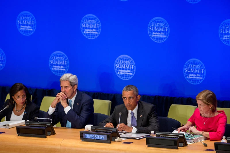 Obama says Assad must go; pushes campaign against Daesh