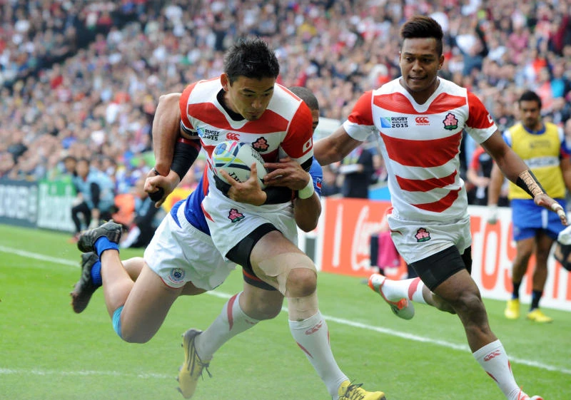 Japan crushes Samoa to keep quarters dreams alive