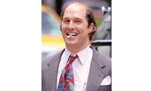 McConaughey is now paunchy and balding ... for a film