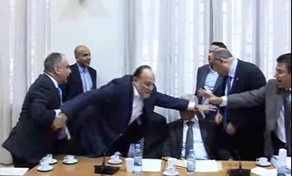 Lebanese lawmakers scuffle live on TV