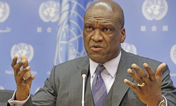 Ex-UN General Assembly head among 6 held in bribery scheme