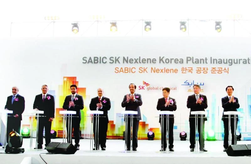 SABIC, SK Global Chemical open new industrial facility