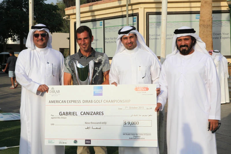 Canizares wins Amex Dirab Golf Championship in playoff