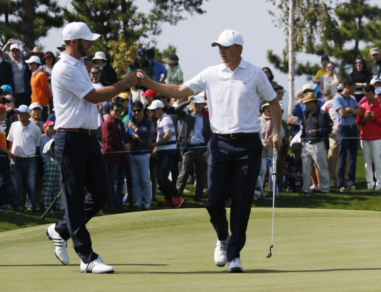 US takes early advantage at Presidents Cup