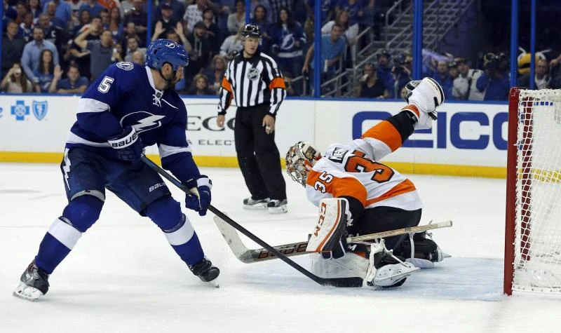 Tampa defenseman Garrison makes history with OT goal