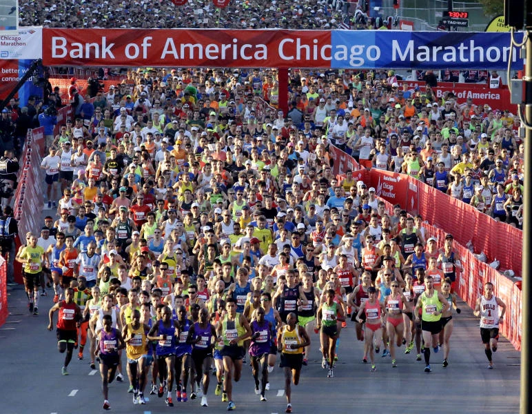 Kenya’s Chumba wins slow Chicago Marathon