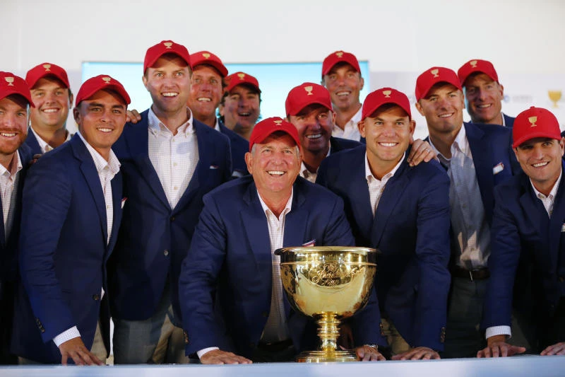 US hangs tough to win Presidents Cup