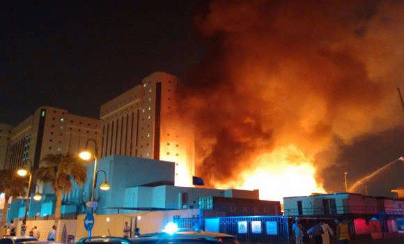 Fire hits KFMC; no injuries