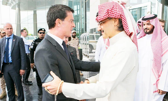 Prince Alwaleed and French PM discuss economic ties
