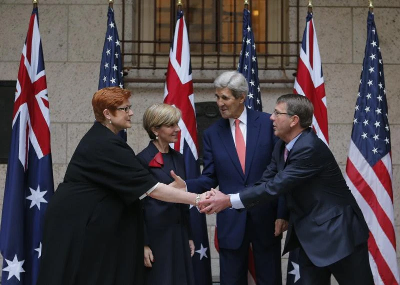 US discusses South China Sea plans with Australia