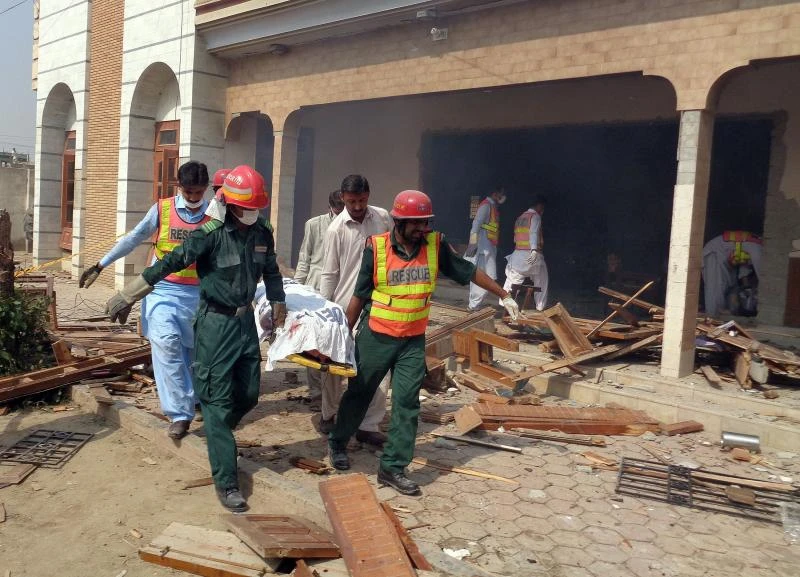 Suicide bombing at lawmaker’s office kills 7 in Pakistan