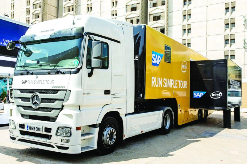 SAP & Intel Run Simple Truck debuts in GITEX
